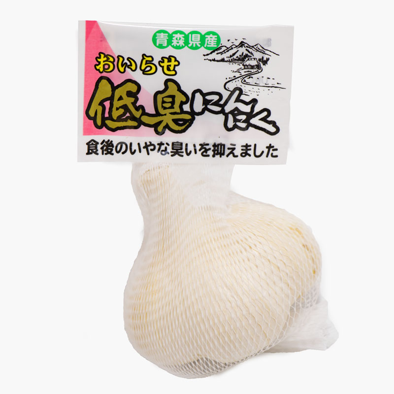 低臭にんにく　Mサイズ×1玉（ネット入り）