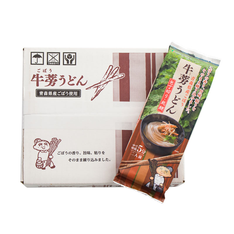 牛蒡（ごぼう）うどん（乾麺）180g×6袋セット